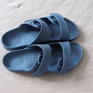 Birkenstock Ocean Blue Slide Sandals